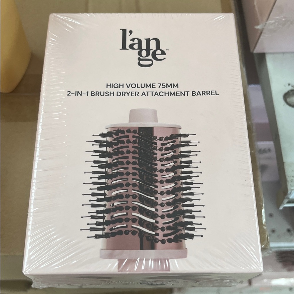Lange Volume 43MM 75MM 2-in-1 Brush Dryer Attachment Barrel - Black pink new - Picture 1 of 5